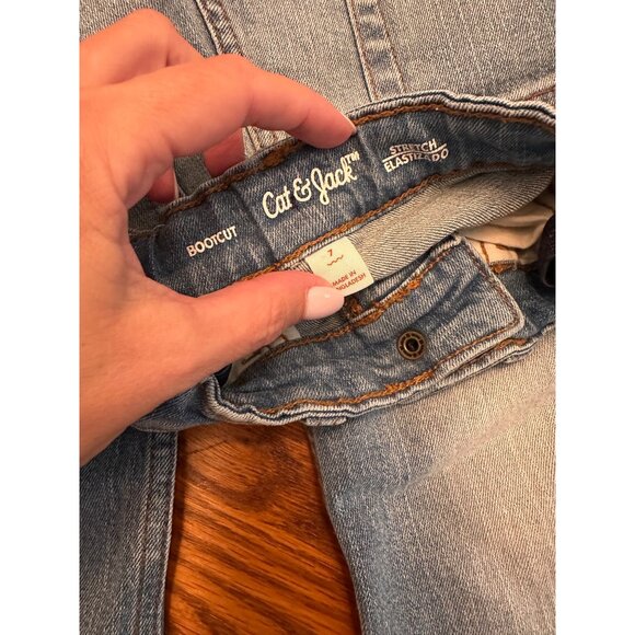 cat & jack bootcut stretch boy jeans size 7 - Picture 4 of 4